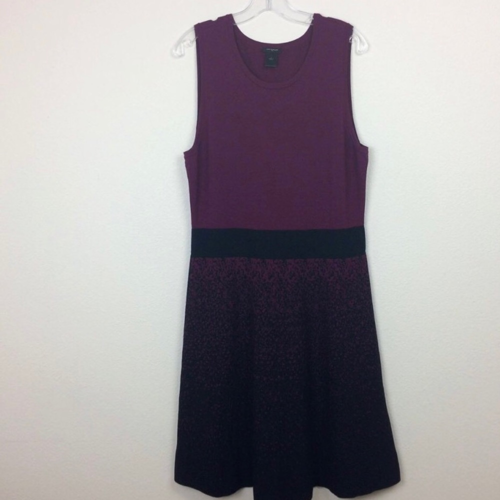 Ann Taylor Fit and Flare Midi Sweater Dress